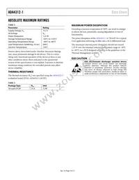 ADA4312-1ACPZ-R2 Datasheet Page 4