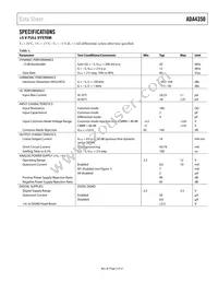 ADA4350ARUZ-R7 Datasheet Page 3