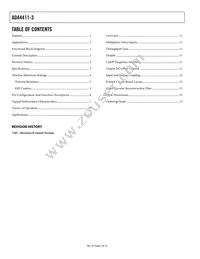 ADA4411-3ARQZ-RL Datasheet Page 2