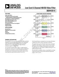 ADA4420-6ARUZ-RL Datasheet Cover