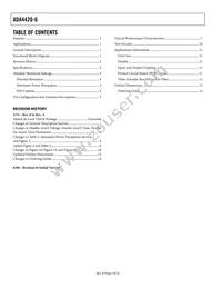 ADA4420-6ARUZ-RL Datasheet Page 3