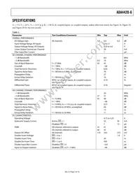 ADA4420-6ARUZ-RL Datasheet Page 4