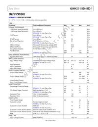 ADA4432-1WBRJZ-R2 Datasheet Page 3