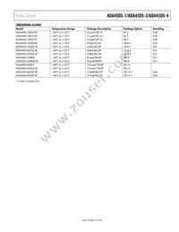 ADA4505-1ACBZ-RL Datasheet Page 21