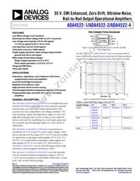 ADA4522-1ARZ-RL Datasheet Cover