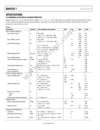 ADA4530-1ARZ-RL Datasheet Page 4