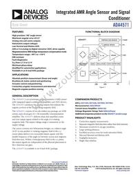ADA4571BRZ-R7 Datasheet Cover