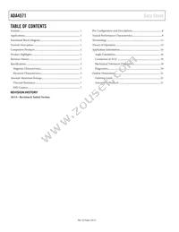 ADA4571BRZ-R7 Datasheet Page 2