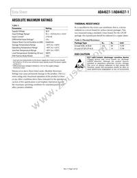 ADA4627-1BRZ-RL Datasheet Page 5
