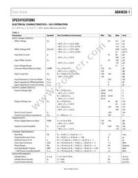 ADA4638-1ARZ-RL Datasheet Page 3