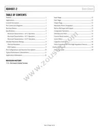 ADA4661-2ACPZ-RL Datasheet Page 2