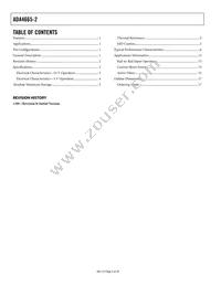 ADA4665-2ARZ-RL Datasheet Page 2