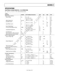ADA4665-2ARZ-RL Datasheet Page 3