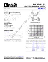ADA4666-2ACPZ-RL Datasheet Cover