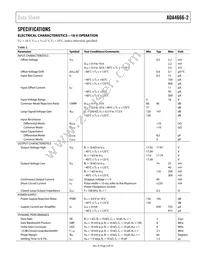 ADA4666-2ACPZ-RL Datasheet Page 3