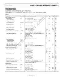ADA4692-2ACPZ-RL Datasheet Page 3