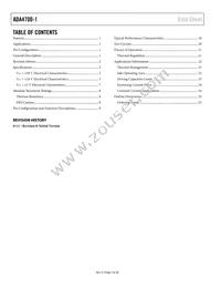 ADA4700-1ARDZ-RL Datasheet Page 2