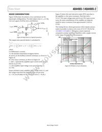 ADA4805-2ACPZ-R2 Datasheet Page 19