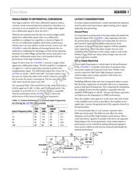 ADA4806-1ARJZ-R7 Datasheet Page 23