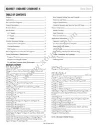 ADA4807-4ARUZ-R7 Datasheet Page 2