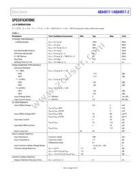 ADA4817-2ACPZ-R2 Datasheet Page 5