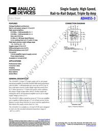 ADA4855-3YCPZ-R2 Datasheet Cover