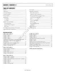 ADA4857-1YCPZ-R2 Datasheet Page 2