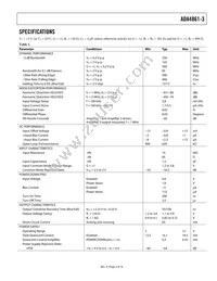ADA4861-3YRZ-RL Datasheet Page 3