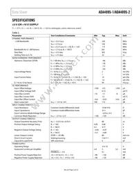 ADA4895-1ARJZ-RL Datasheet Page 3