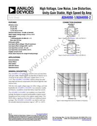 ADA4898-2YRDZ-RL Datasheet Cover