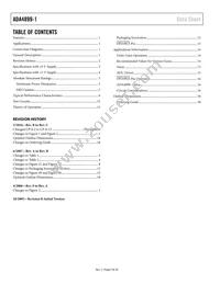 ADA4899-1YCPZ-R2 Datasheet Page 2
