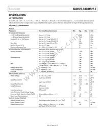 ADA4927-2YCPZ-R2 Datasheet Page 3