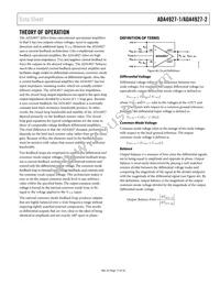 ADA4927-2YCPZ-R2 Datasheet Page 17