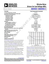 ADA4930-1SCPZ-EPRL Datasheet Cover