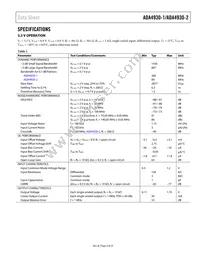ADA4930-1SCPZ-EPRL Datasheet Page 3