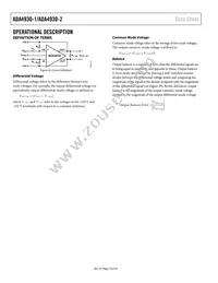 ADA4930-1SCPZ-EPRL Datasheet Page 16