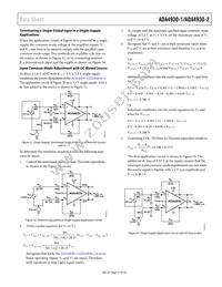 ADA4930-1SCPZ-EPRL Datasheet Page 21