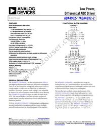 ADA4932-2YCPZ-RL Datasheet Cover