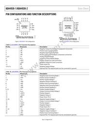 ADA4939-2YCPZ-R2 Datasheet Page 8
