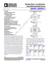 ADA4940-2ACPZ-RL Datasheet Cover