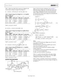 ADA4941-1YRZ-RL Datasheet Page 17