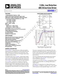 ADA4960-1ACPZ-RL Datasheet Cover