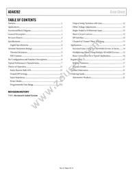 ADA8282WBCPZ-R7 Datasheet Page 2