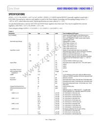 ADAS1000-1BCPZ Datasheet Page 5