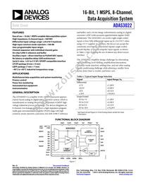 ADAS3022BSTZ Datasheet Cover