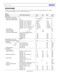 ADAS3022BSTZ Datasheet Page 3