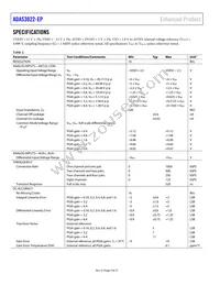 ADAS3022SCPZ-EP Datasheet Page 4