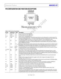 ADAS3022SCPZ-EP Datasheet Page 11