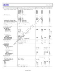 ADAS3023BCPZ-RL7 Datasheet Page 4