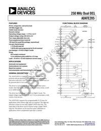 ADATE205BSVZ Datasheet Cover